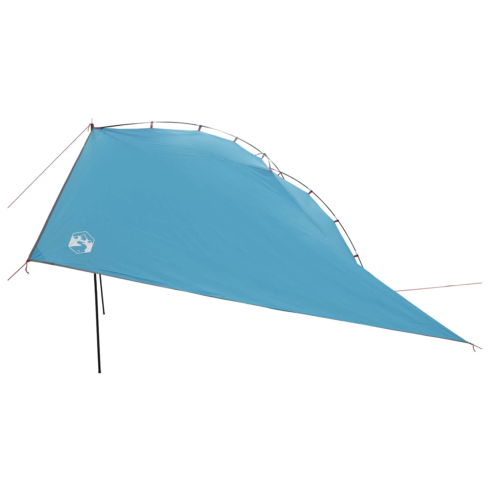 Automobilių palapinė Mėlyna 350 x 250 cm Poliesteris ir plienas