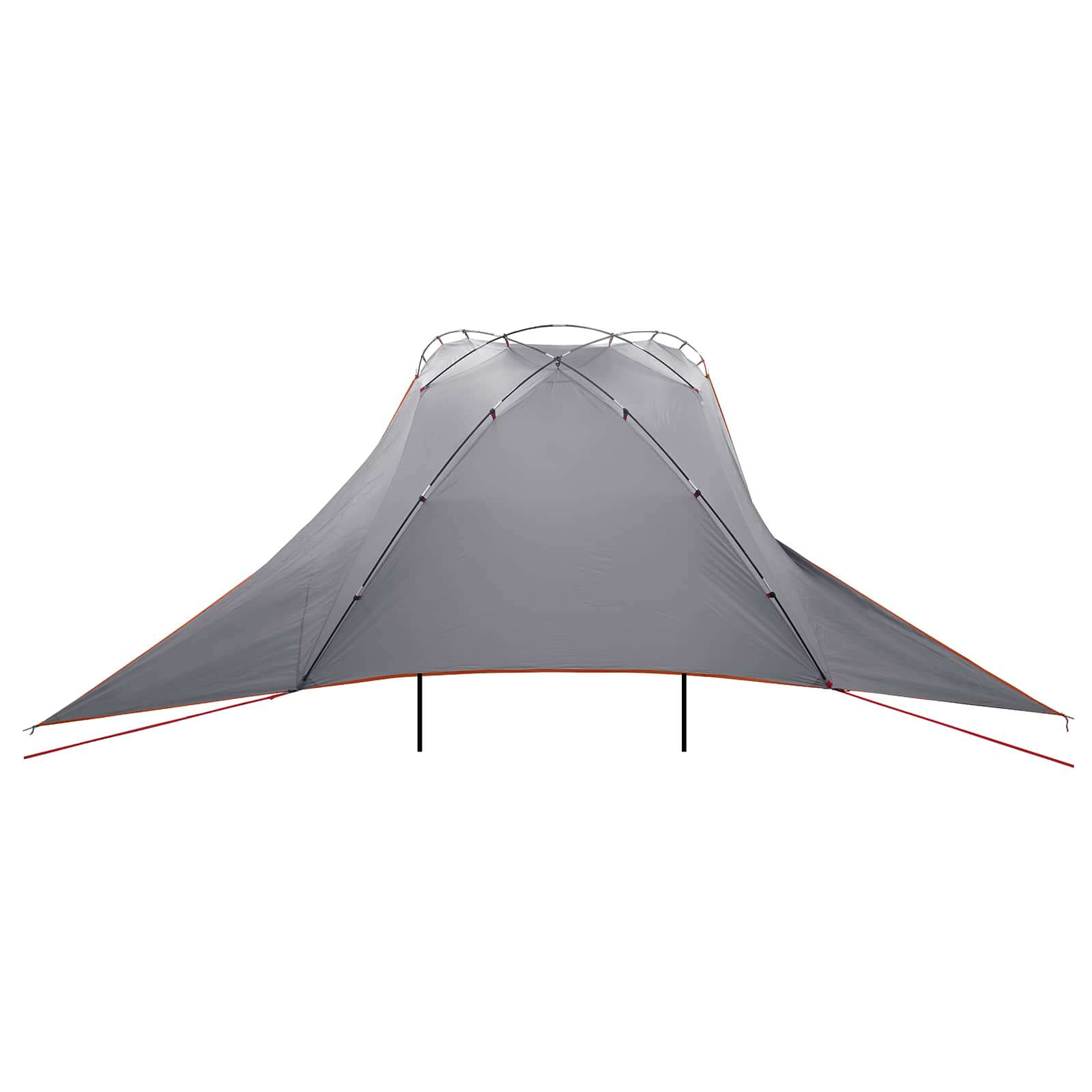 Automobilių palapinė su stogu Pilka ir oranžinė 350 x 250 cm