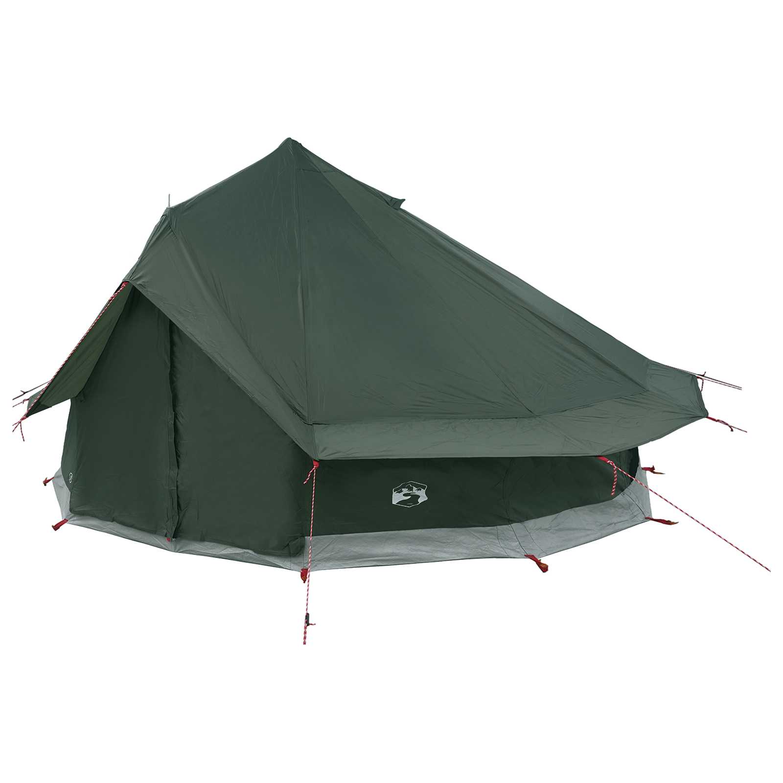 Tipi palapinė su stogu Armijos Žalia 700 x 700 x 395 cm