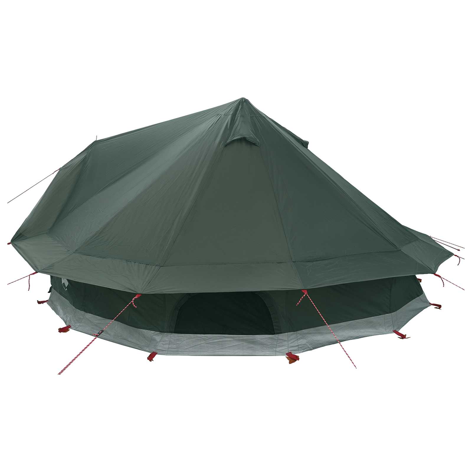 Tipi palapinė su stogu Armijos Žalia 700 x 700 x 395 cm
