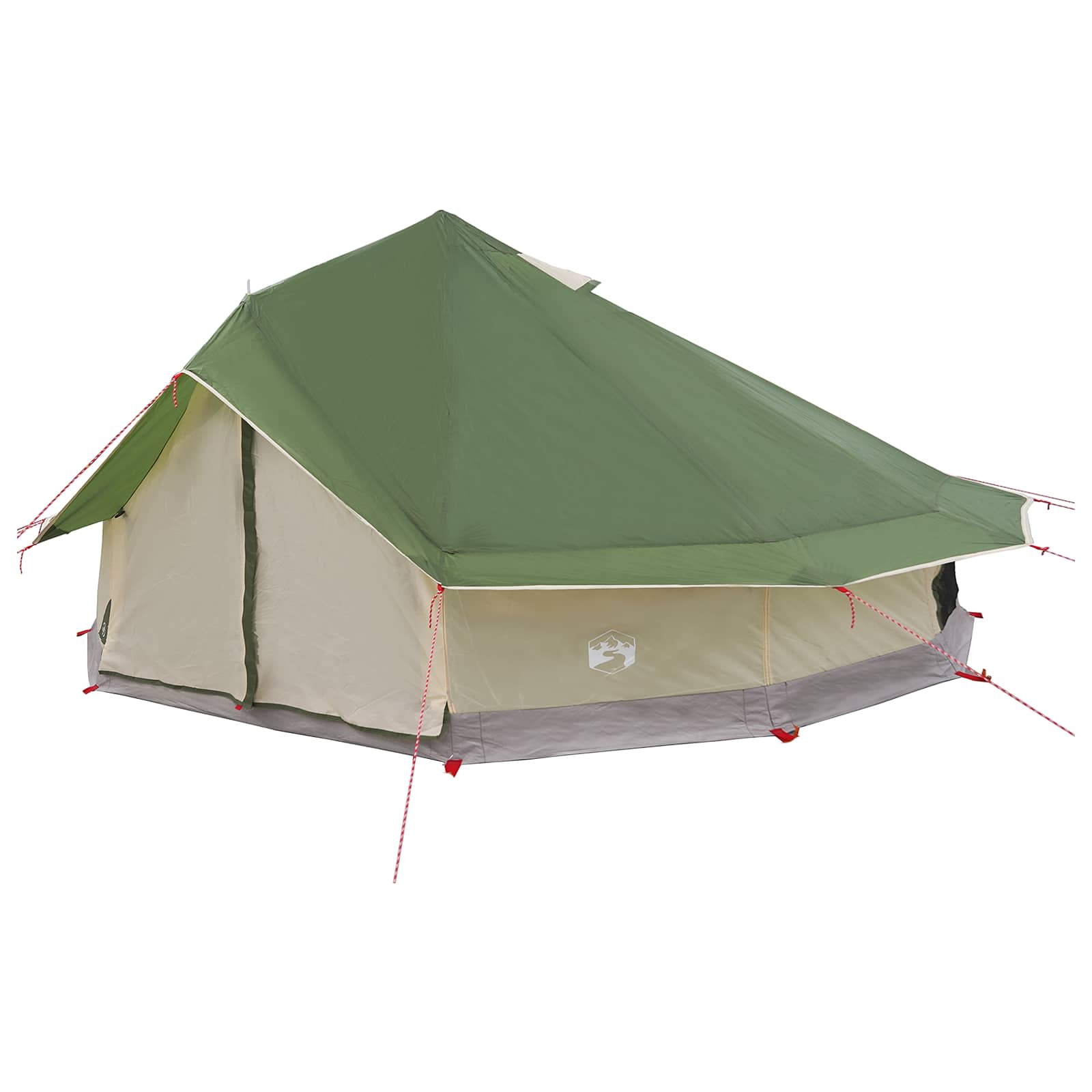 Tipi palapinė Žalia 800 x 800 x 430 cm Poliesteris ir plienas