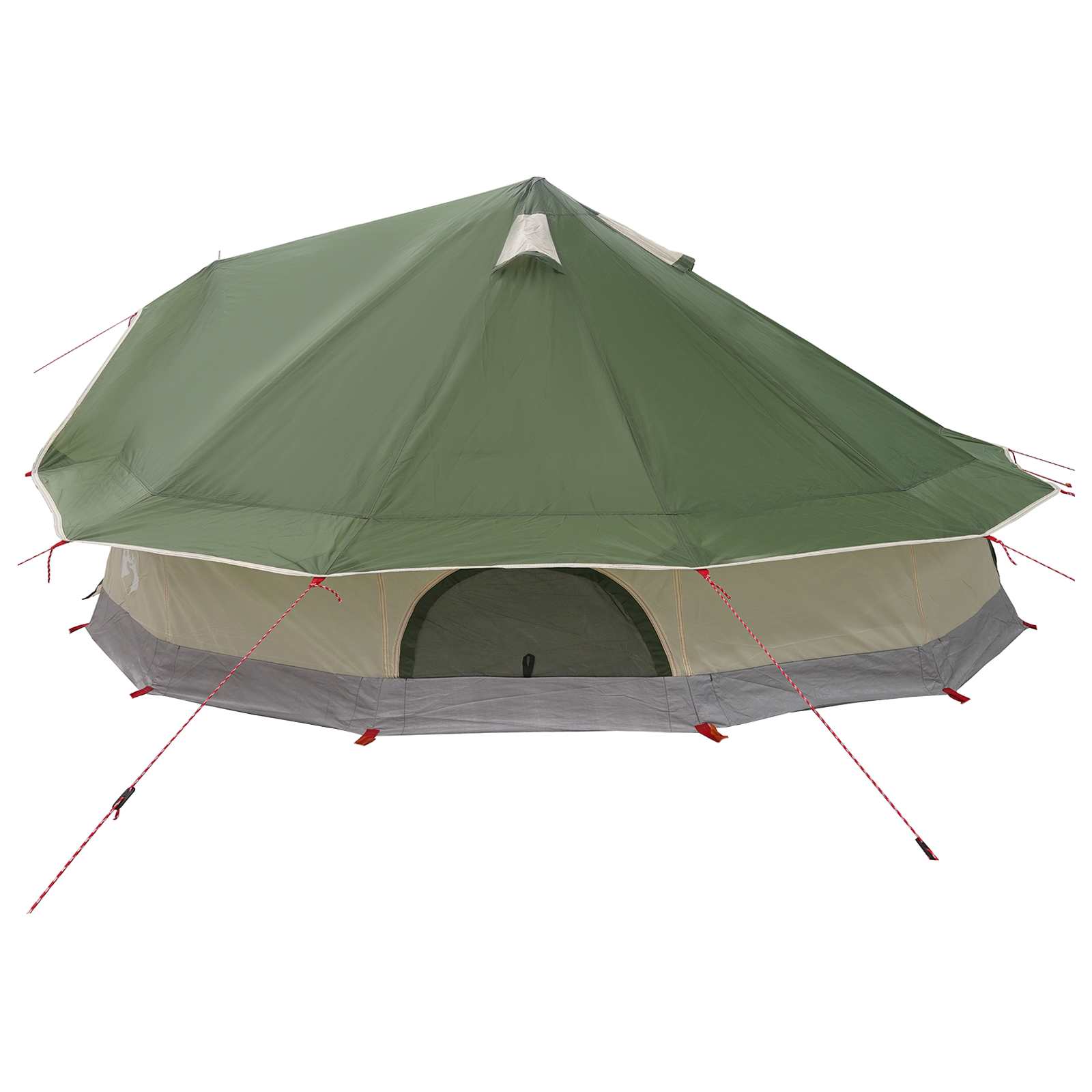 Tipi palapinė Žalia 800 x 800 x 430 cm Poliesteris ir plienas
