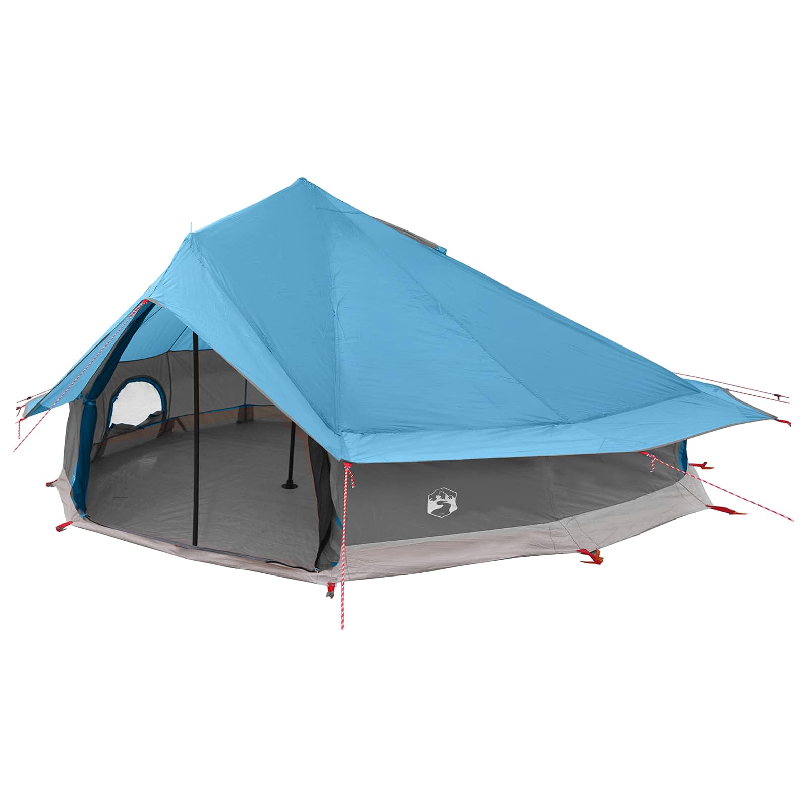 Tipi palapinė Mėlyna 800 x 800 x 430 cm Poliesteris ir plienas
