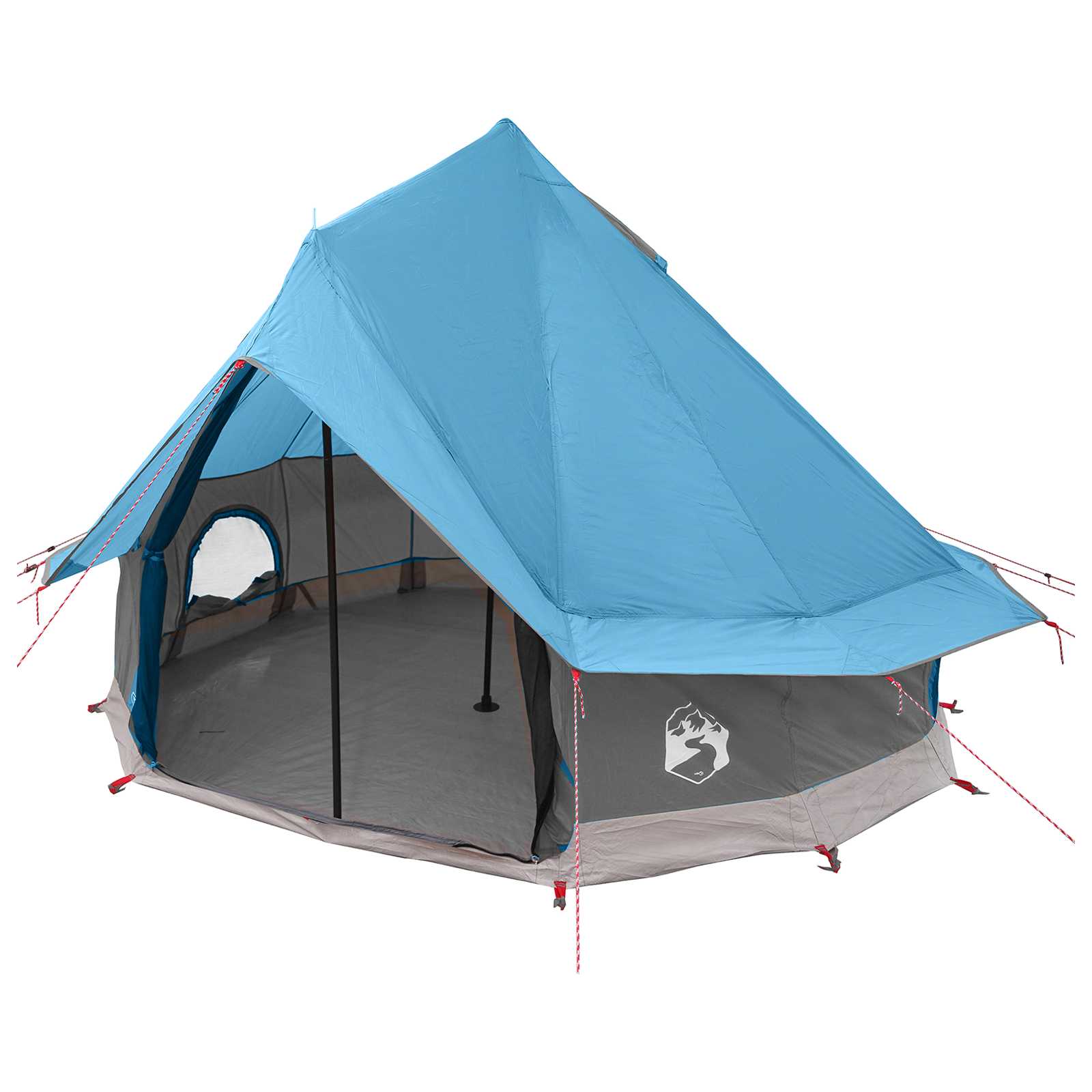 Tipi palapinė Mėlyna 250 x 250 cm Poliesteris ir plienas