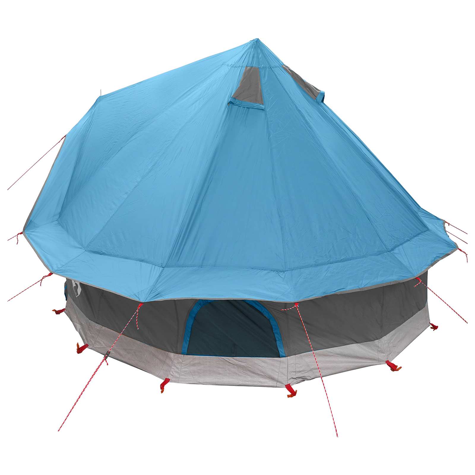 Tipi palapinė Mėlyna 250 x 250 cm Poliesteris ir plienas