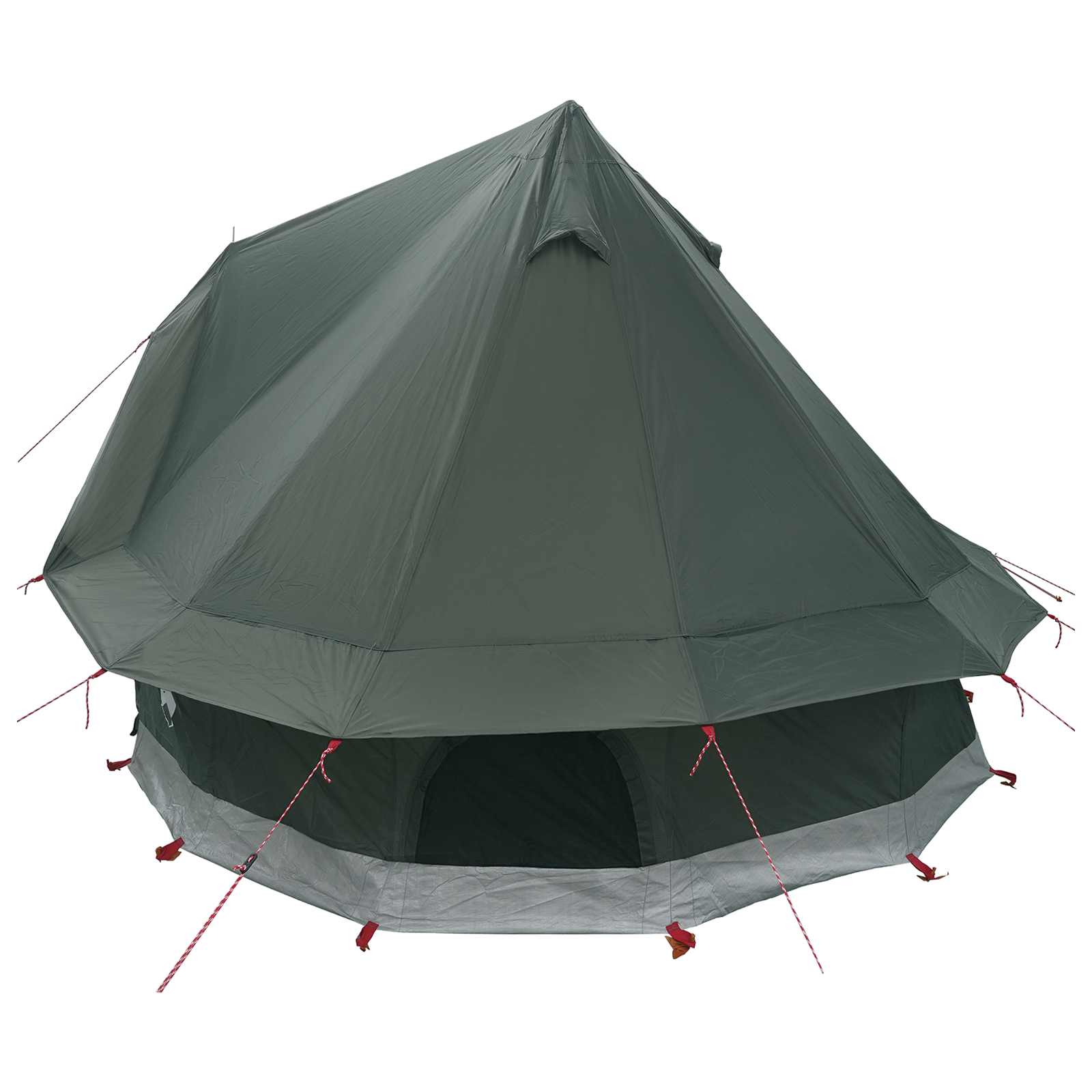 Tipi palapinė Armijos Žalia 250 x 250 cm Poliesteris ir plienas