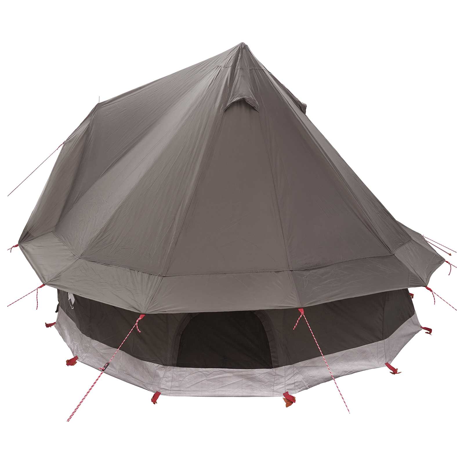 Tipi palapinė Ruda Pilka 250 x 250 cm Poliesteris ir plienas