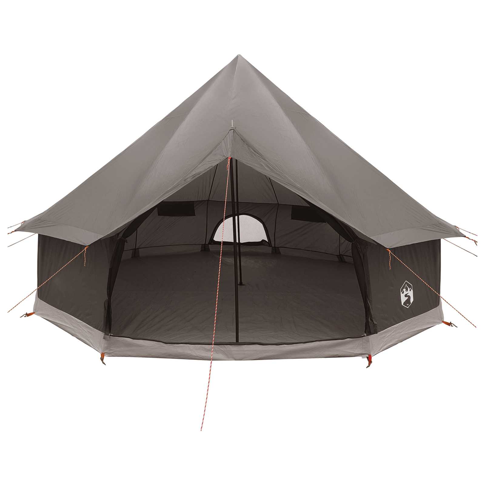 Tipi palapinė su stogu Ruda Pilka 300 x 300 x 200 cm