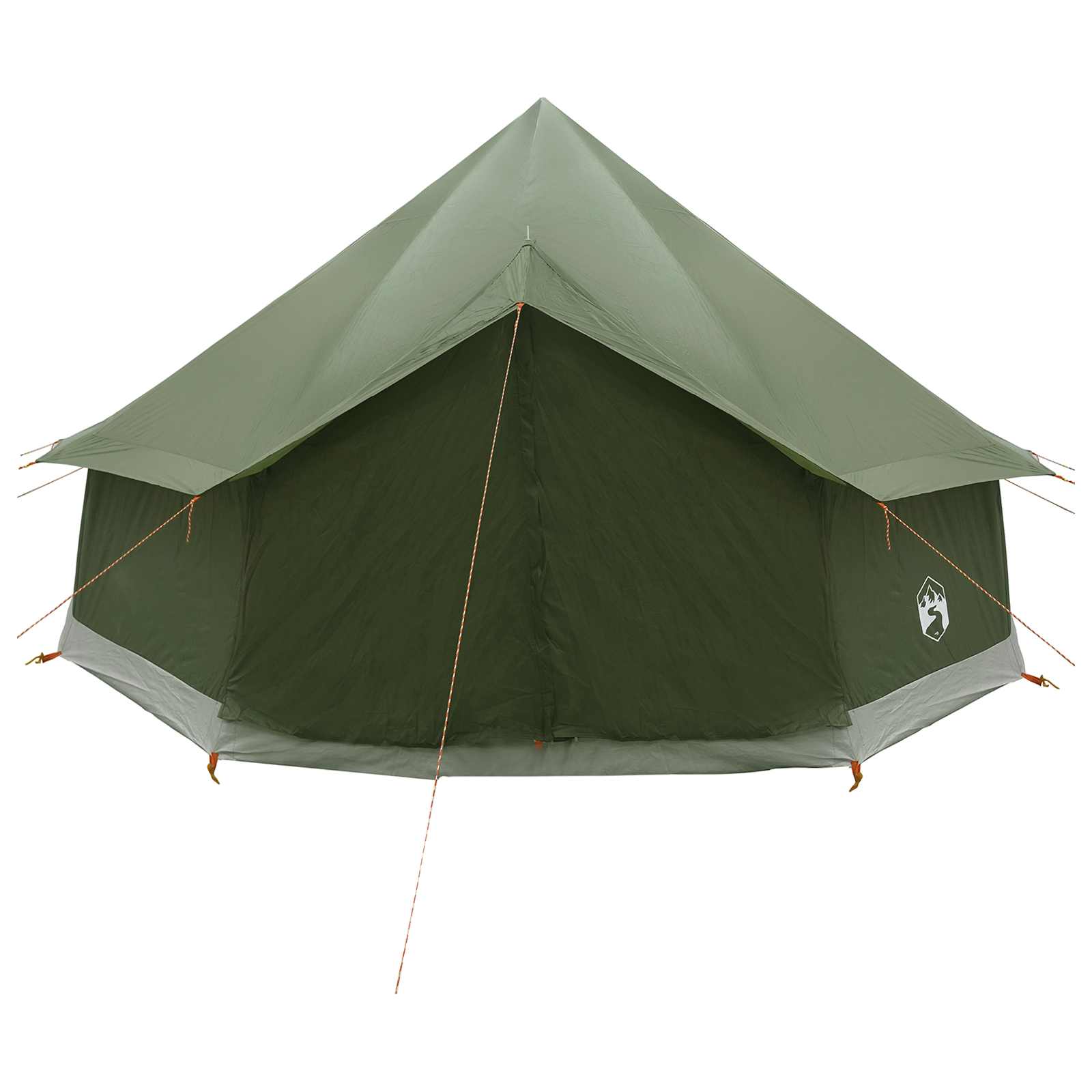 Tipi palapinė su stogu Alyvuogių žalia 400 x 400 x 250 cm