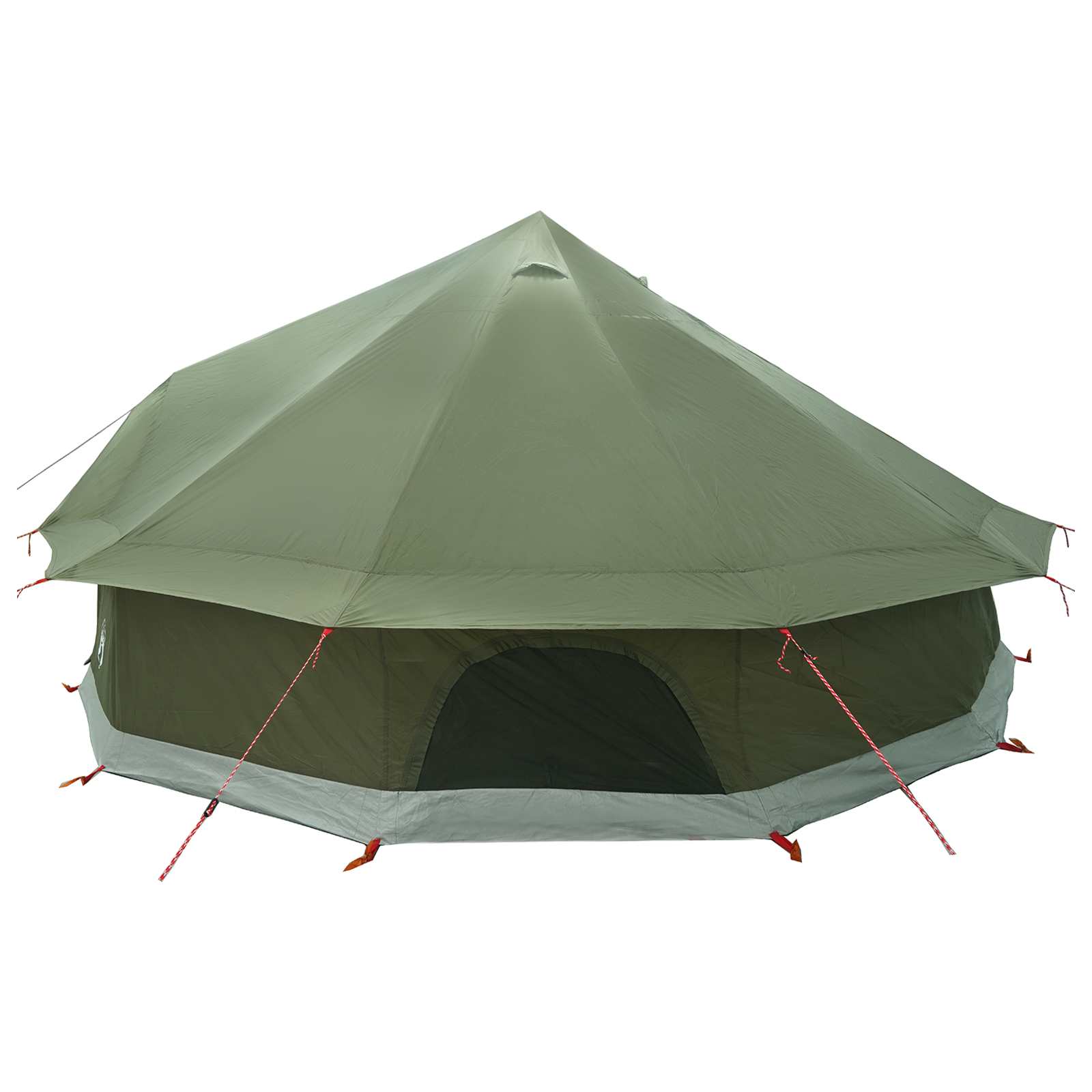 Tipi palapinė su stogu Alyvuogių žalia 600 x 600 x 350 cm
