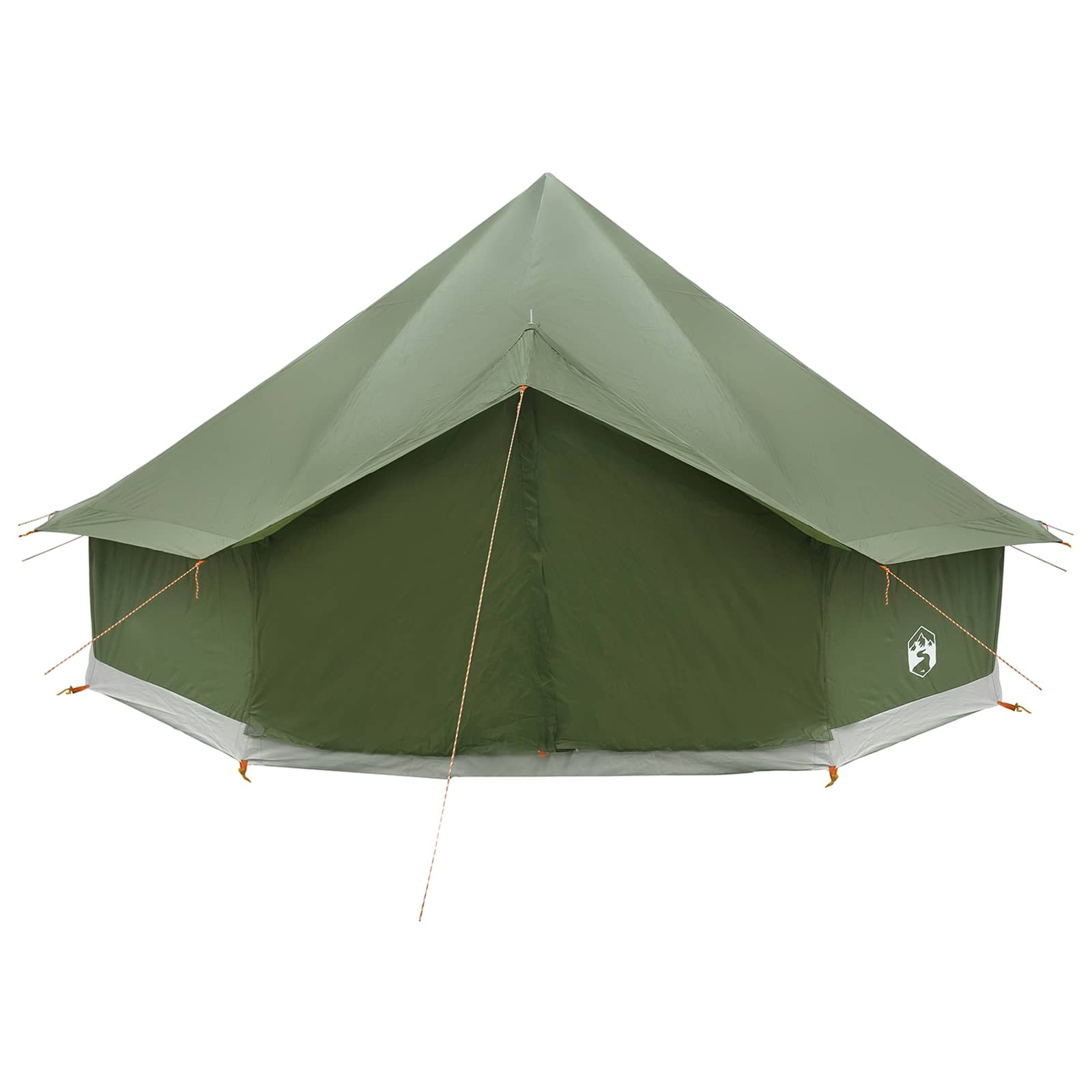 Tipi palapinė su stogu Alyvuogių žalia 500 x 500 x 300 cm