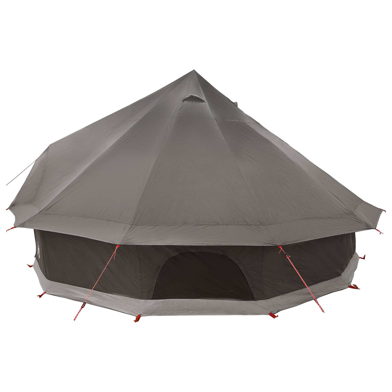 Tipi palapinė su stogu Ruda Pilka 500 x 500 x 300 cm