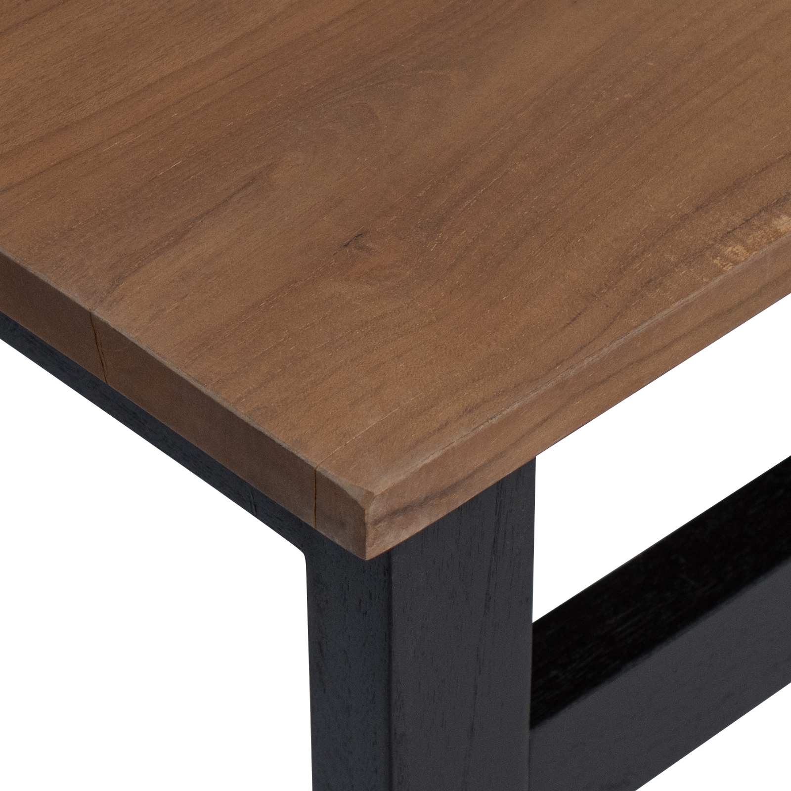 Stalas Natūrali Kieto teka medžio 100 x 45 x 75cm
