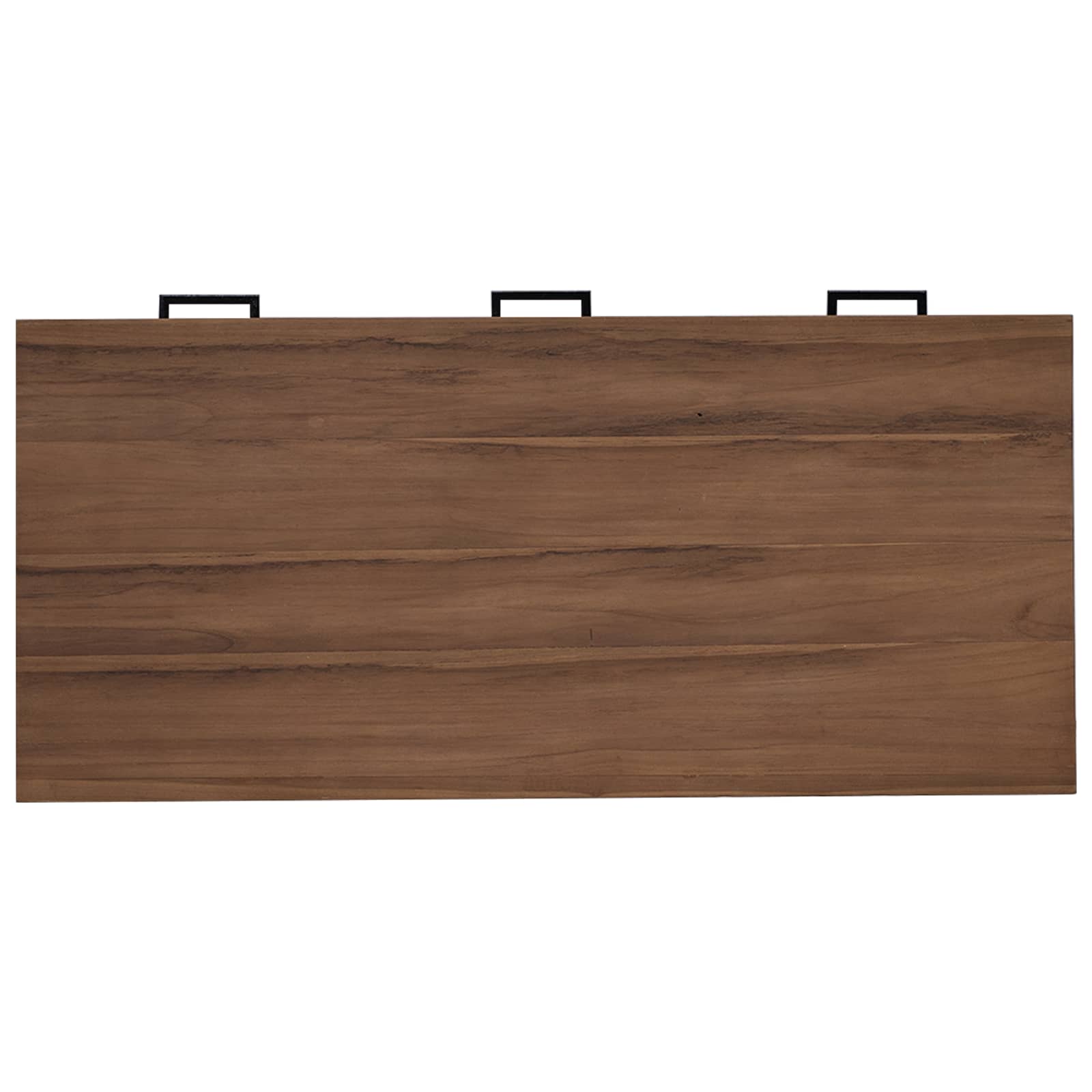 Stalas su stalčiais Natūrali Kieto teka medžio 110 x 50 x 75 cm