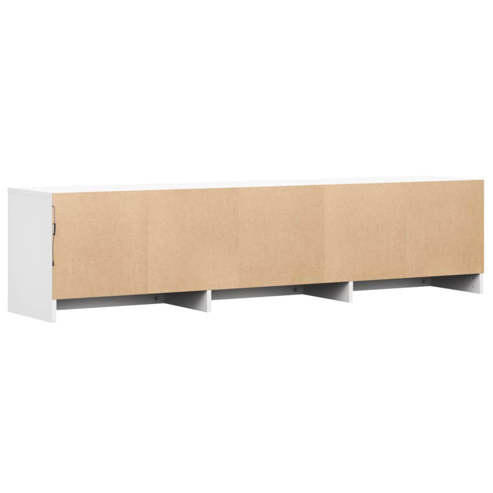 TV skapītis Balts 165 x 34 x 40 cm Apstrādāta koksne