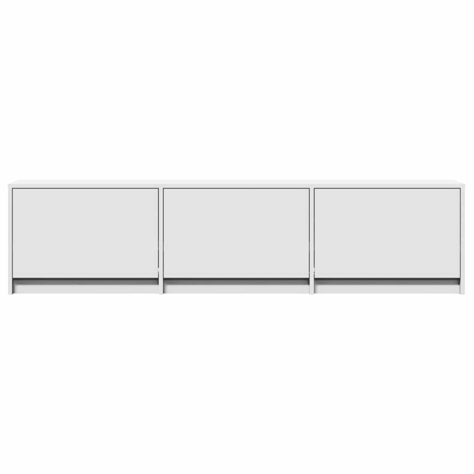 TV skapītis Balts 165 x 34 x 40 cm Apstrādāta koksne