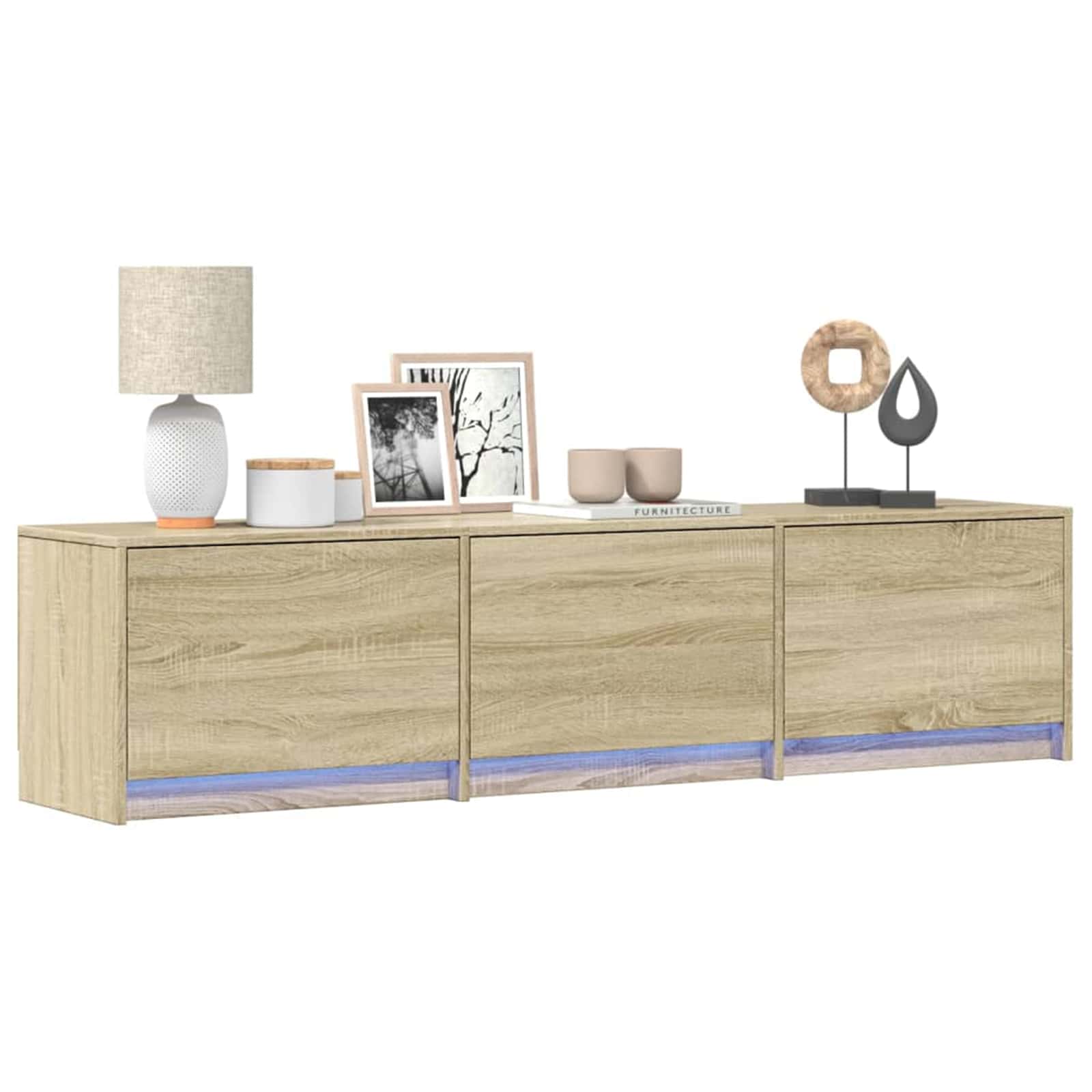TV Cabinet Sonoma 165 x 34 x 40 cm Engineered wood