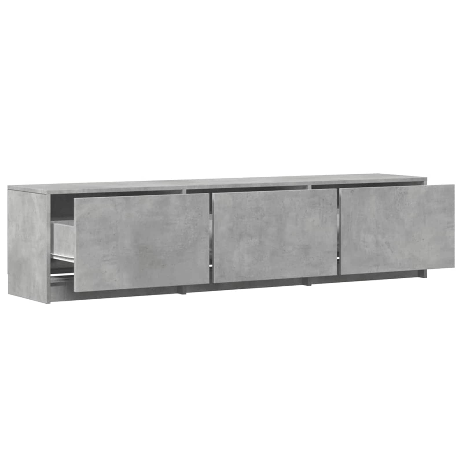 TV Cabinet Concrete 165 x 34 x 40 cm Engineered Wood