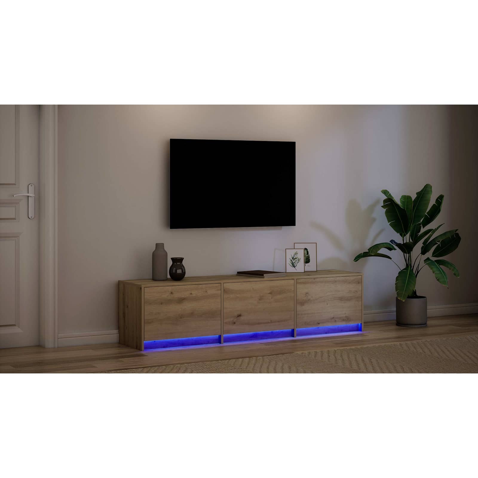 TV skapītis Amatnieku ozols 165 x 34 x 40 cm