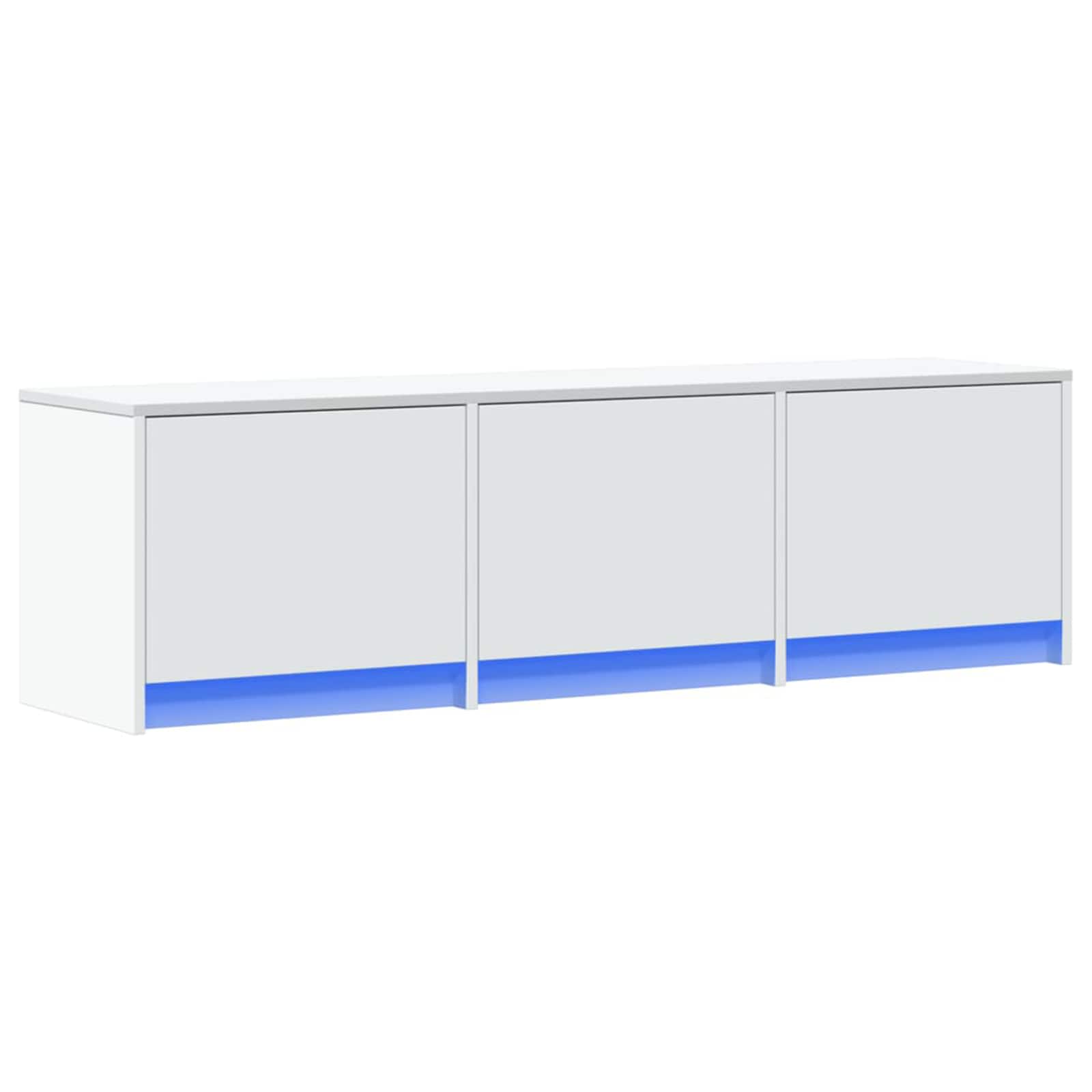 TV Cabinet White 140x34x40 cm Engineered Wood
