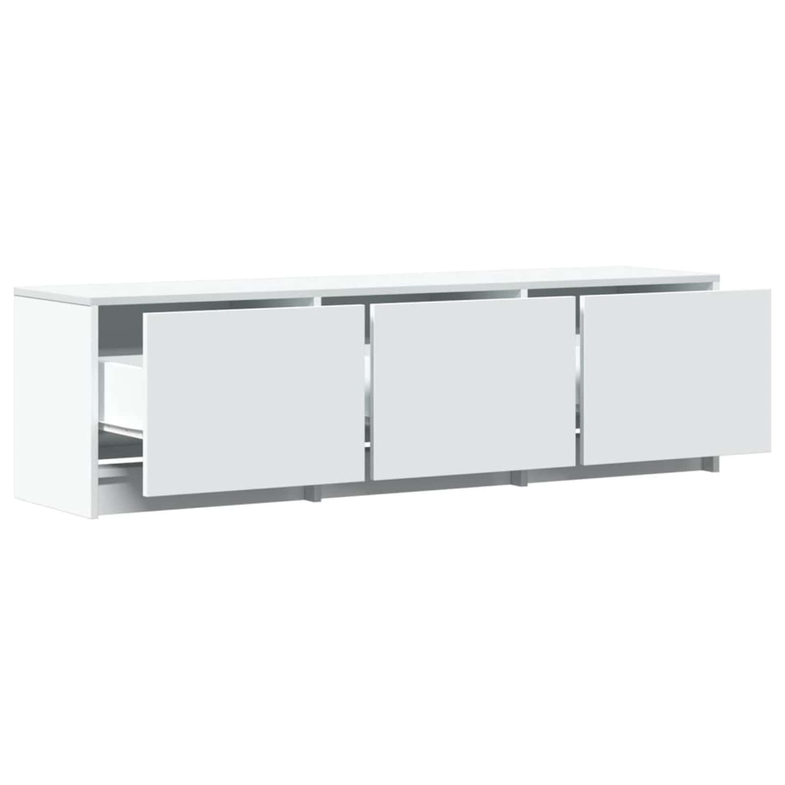 TV Cabinet White 140x34x40 cm Engineered Wood