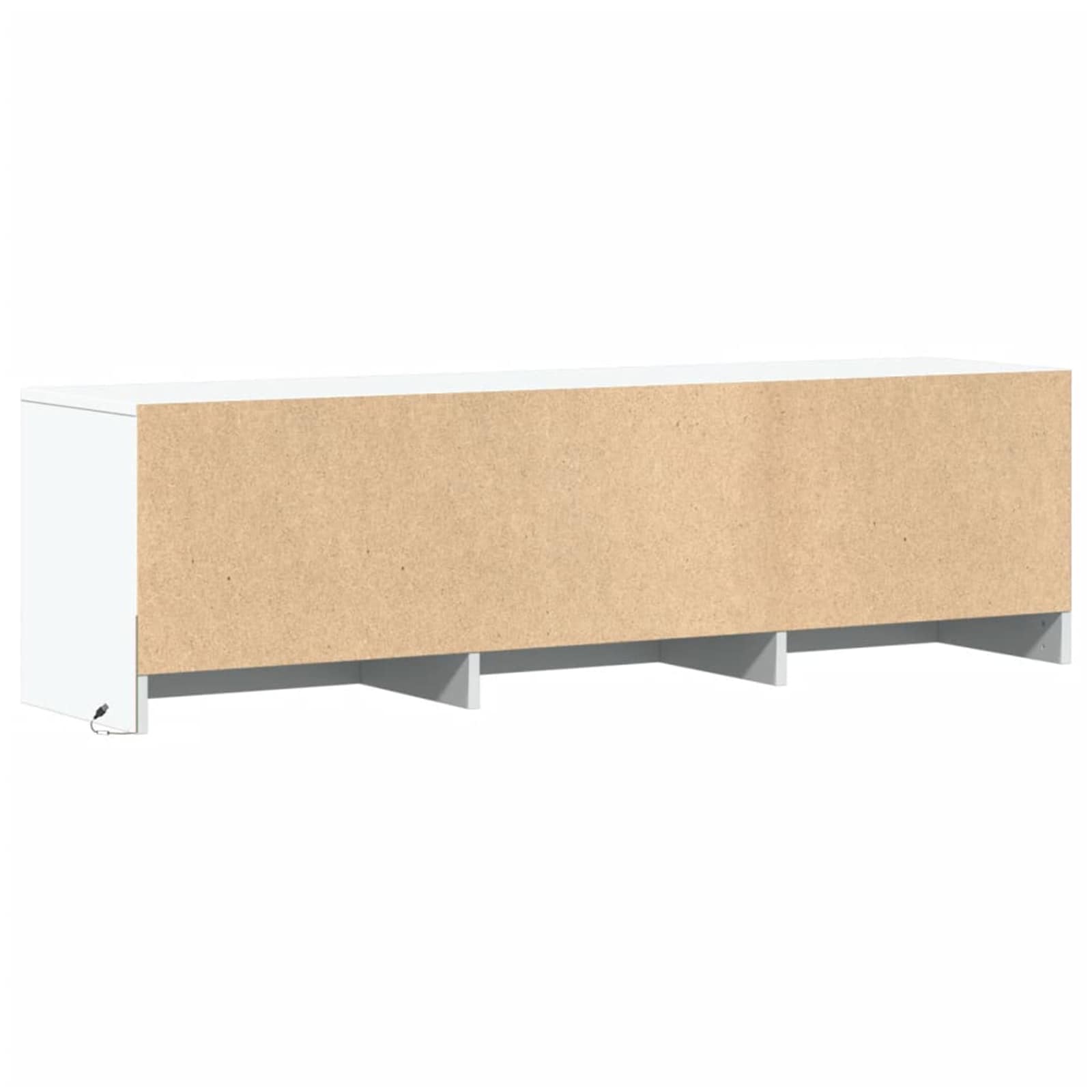 TV Cabinet White 140x34x40 cm Engineered Wood