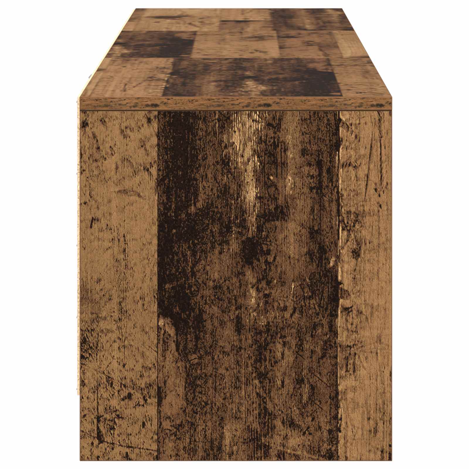 TV Cabinet with LED Old Wood 140 x 34 x 40 cm