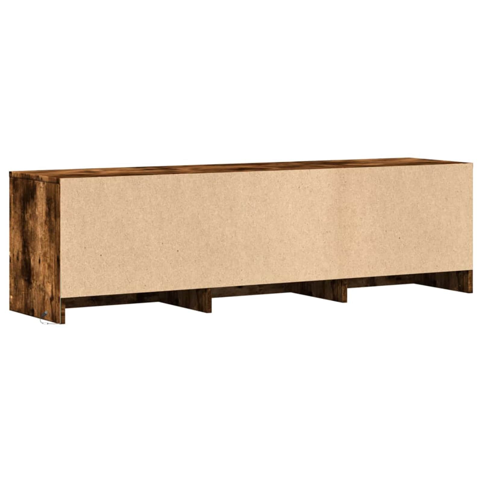 TV skapītis ar LED Smoked ozols 140 x 34 x 40 cm