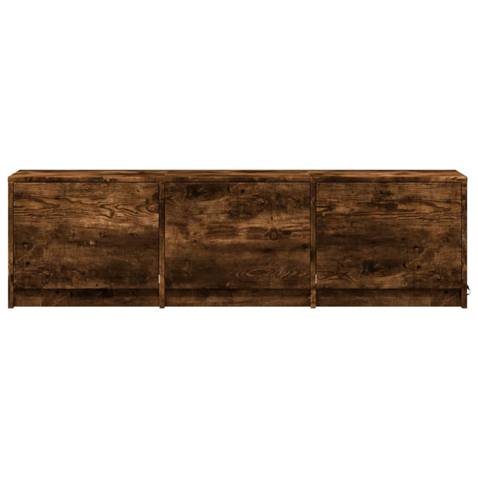 TV skapītis ar LED Smoked ozols 140 x 34 x 40 cm