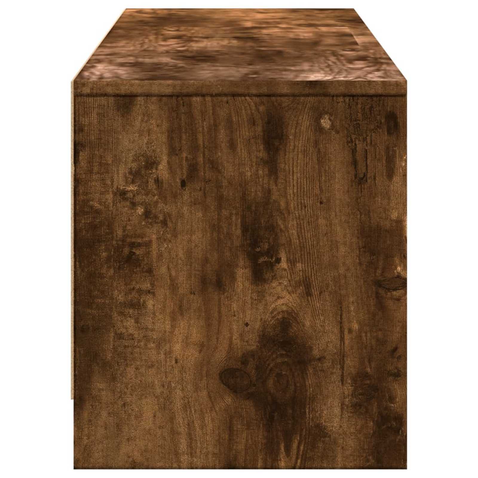 TV Cabinet with LED Smoked oak 165 x 34 x 40 cm