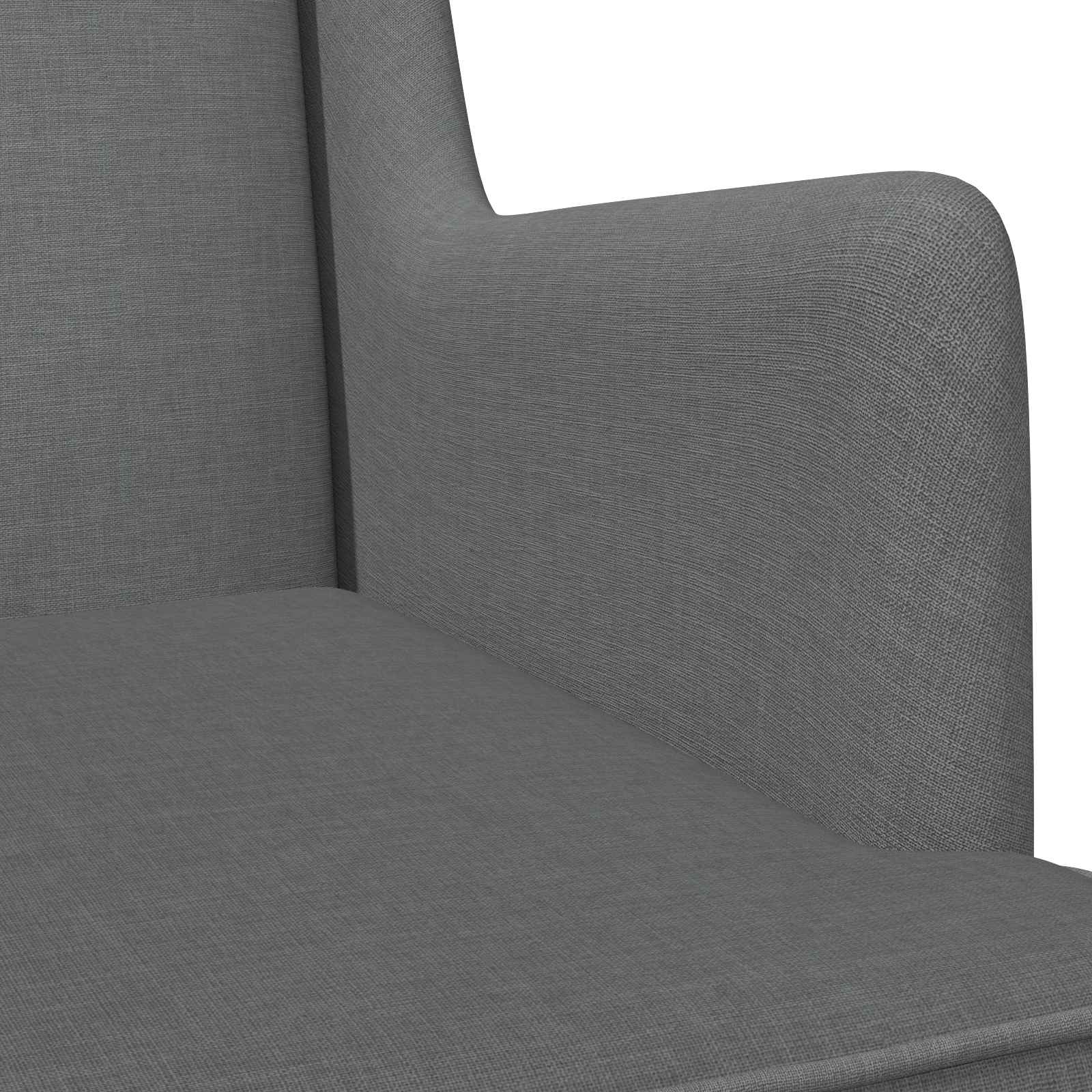 Šūpuļkrēsls Tumši pelēks 62 x 80 x 85 cm audums