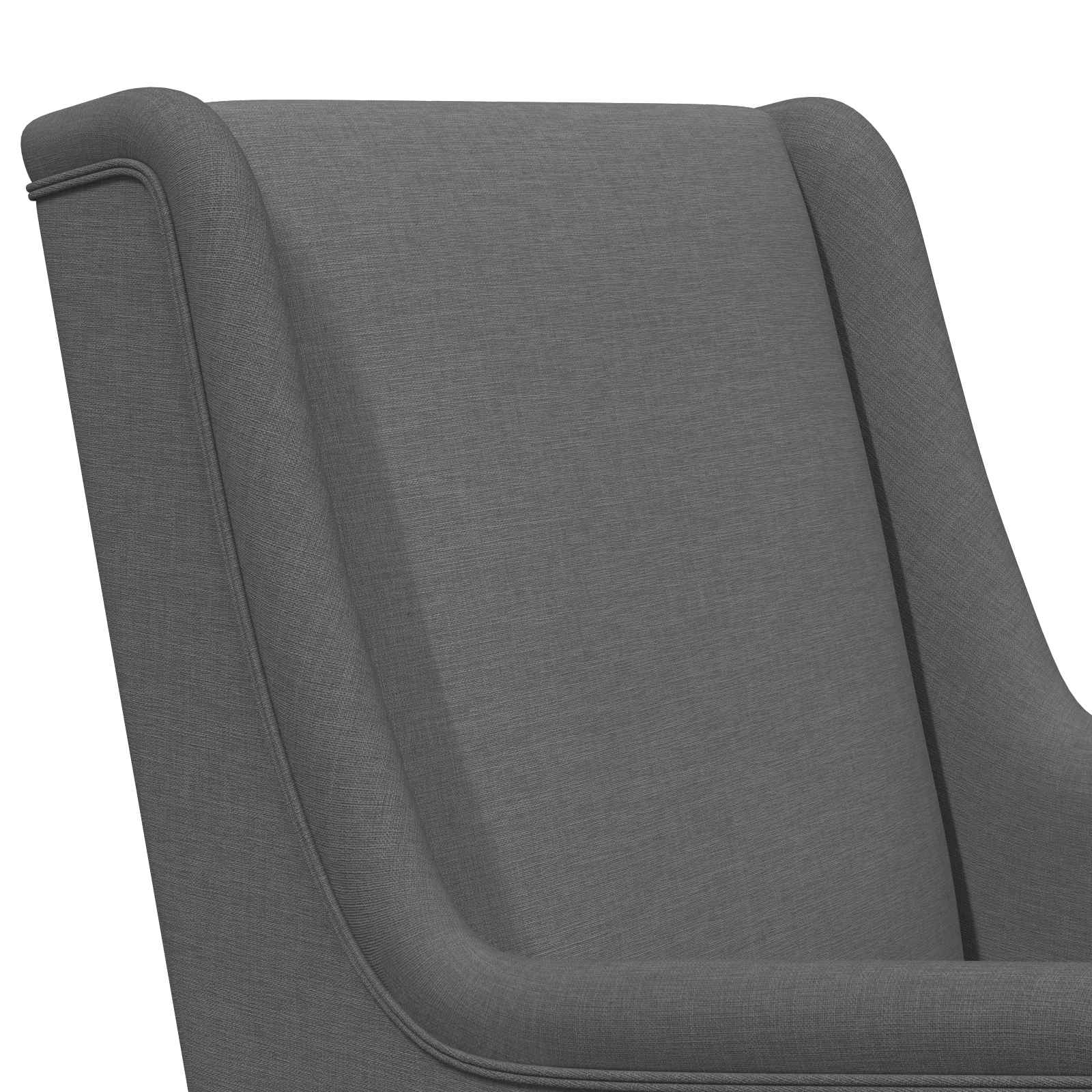 Šūpuļkrēsls Tumši pelēks 62 x 80 x 85 cm audums