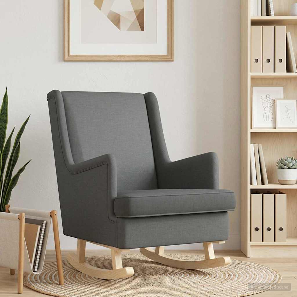 Supamasis krėslas Tamsiai pilka 62 x 80 x 85 cm audinys