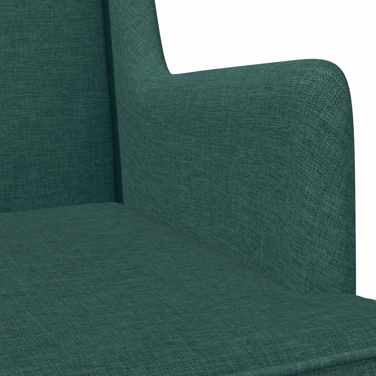 Šūpuļkrēsls Tumši zaļš 62 x 80 x 85 cm audums