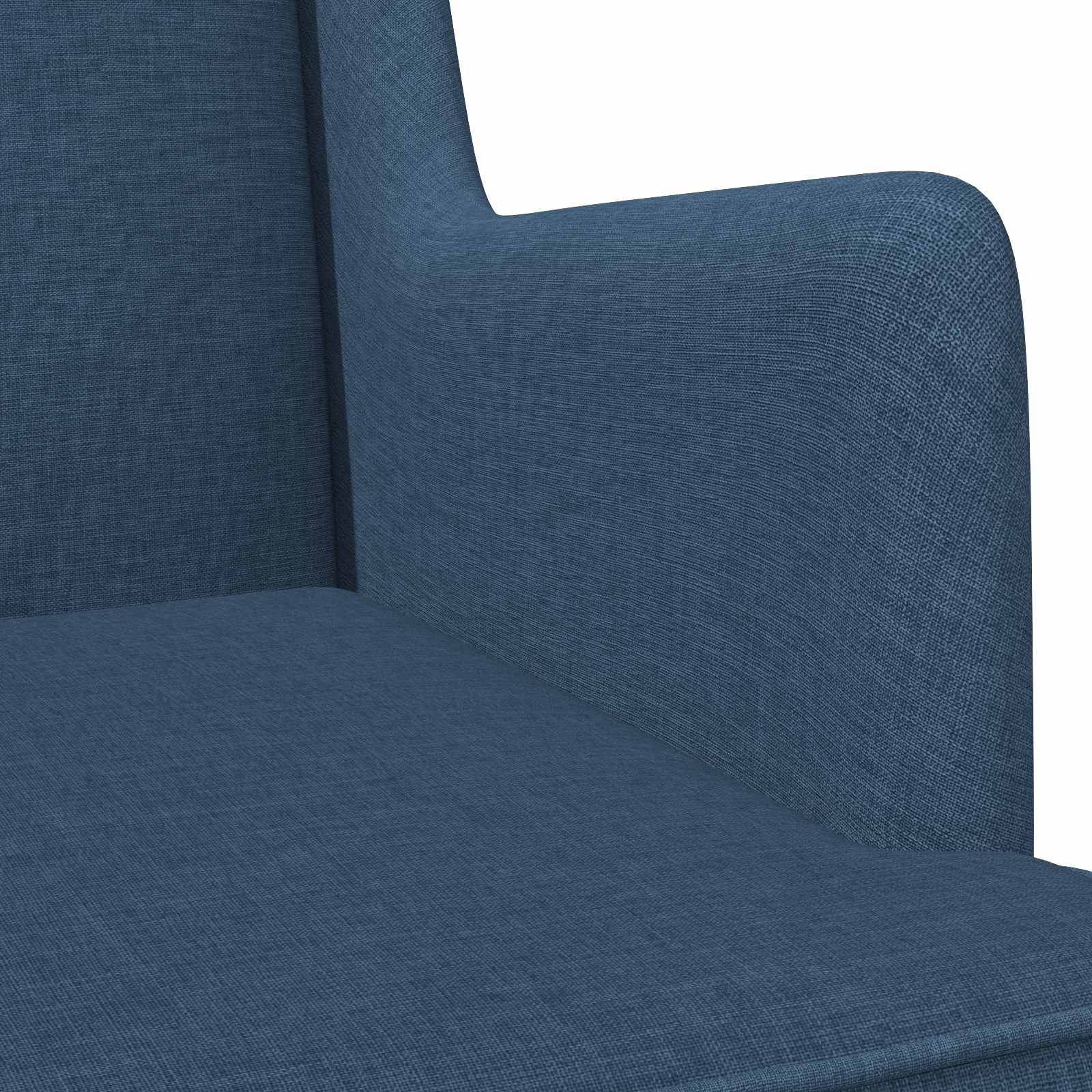 Šūpuļkrēsls Zils 62 x 80 x 85 cm audums