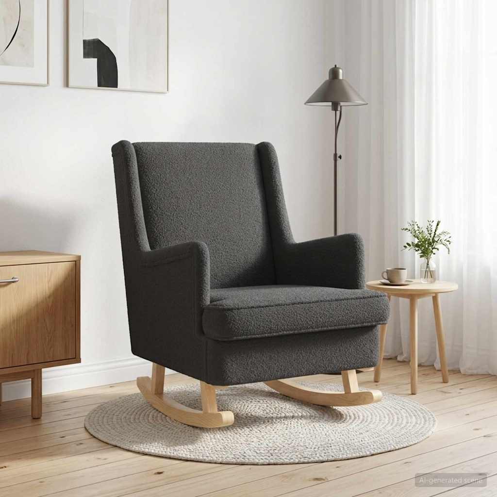 Supamasis krėslas Tamsiai pilka 62 x 80 x 85 cm