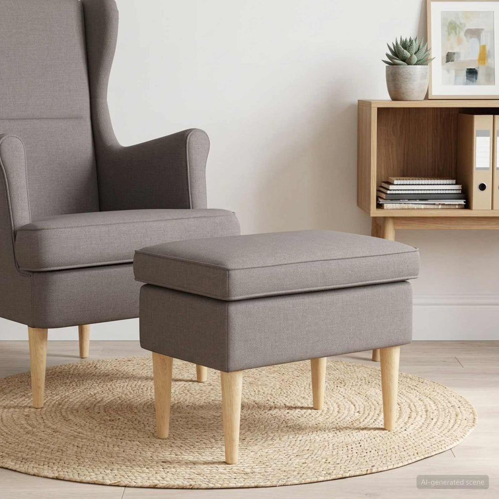 Pėdų staliukas Taupe 55 x 35 x 41 cm Poliesteris