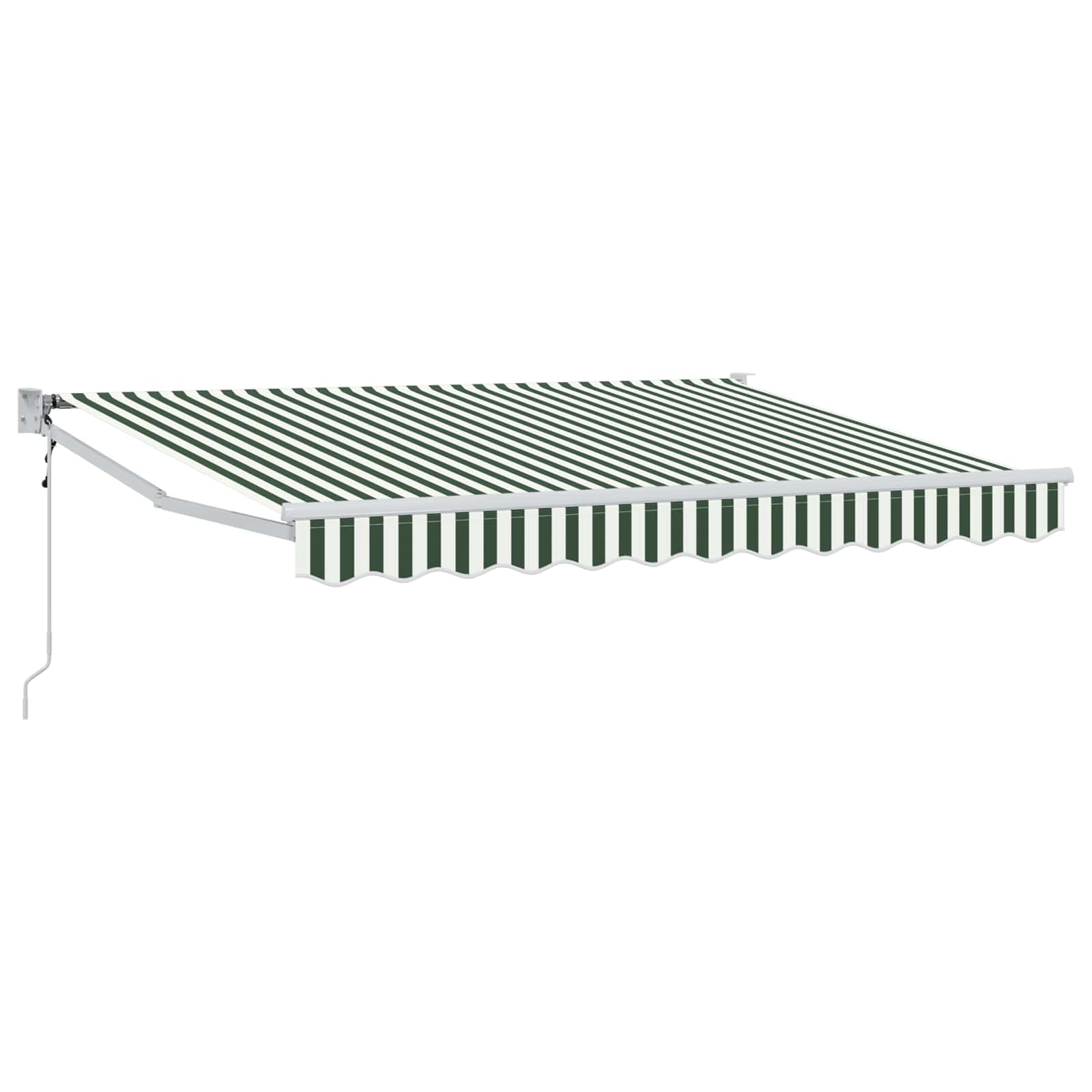 Pavėsinė Žalia ir balta 2,5 x 2 m Poliesteris ir Metalas