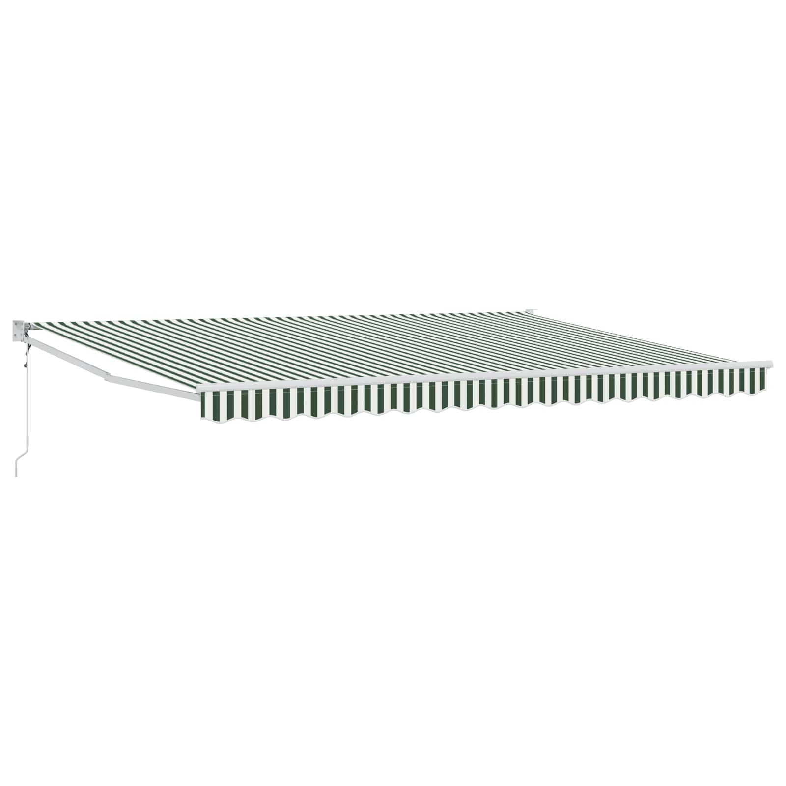 Pavėsinė Žalia ir balta 4 x 2 m Poliesteris ir Metalas
