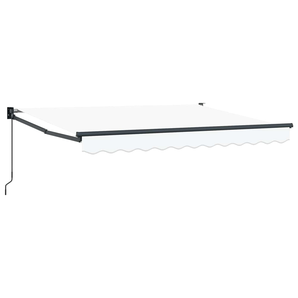 Ištraukiama markizė Balta 3,5 x 2 m Poliesteris ir aliuminis