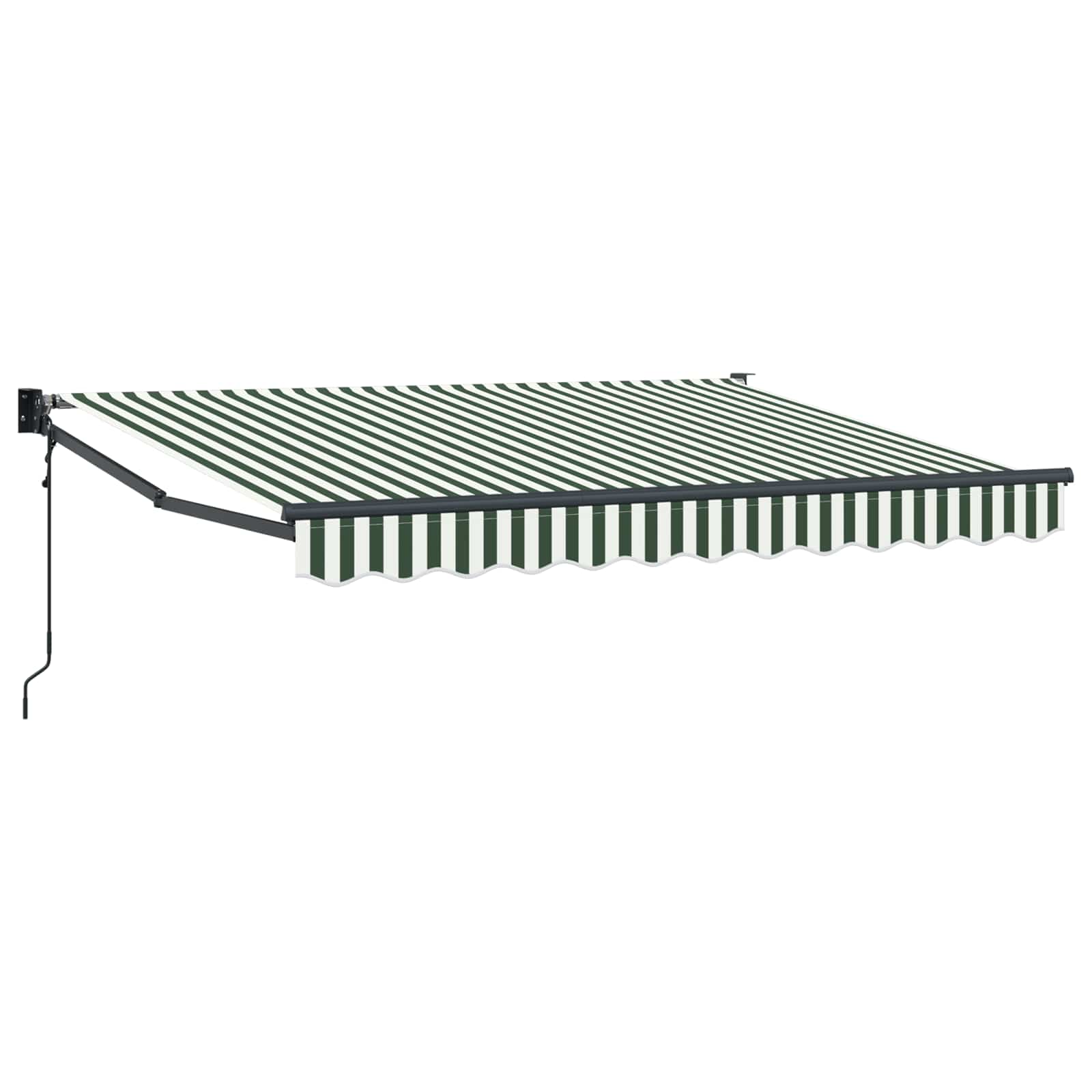 Pavėsinė Žalia ir balta 3 x 2 m Poliesteris ir Metalas