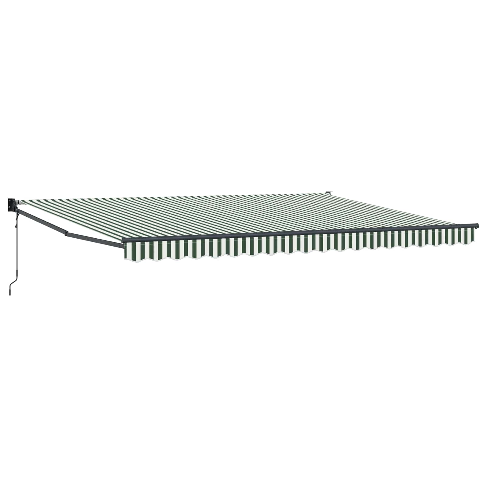 Pavėsinė Žalia ir balta 4 x 2 m Poliesteris ir Metalas