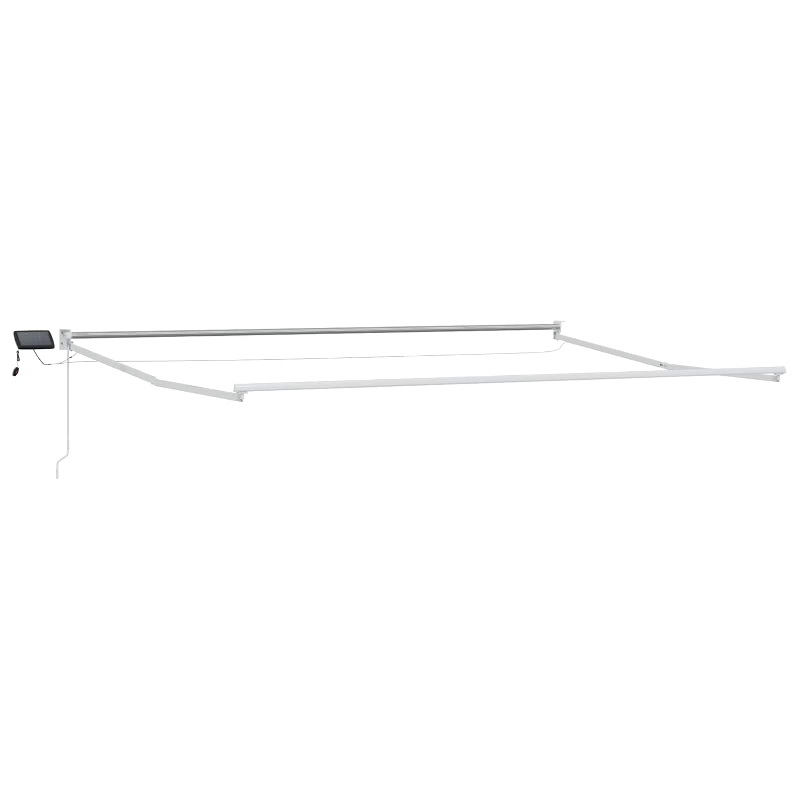 Rankinė ištraukiama markizė su LED 4 × 3 m