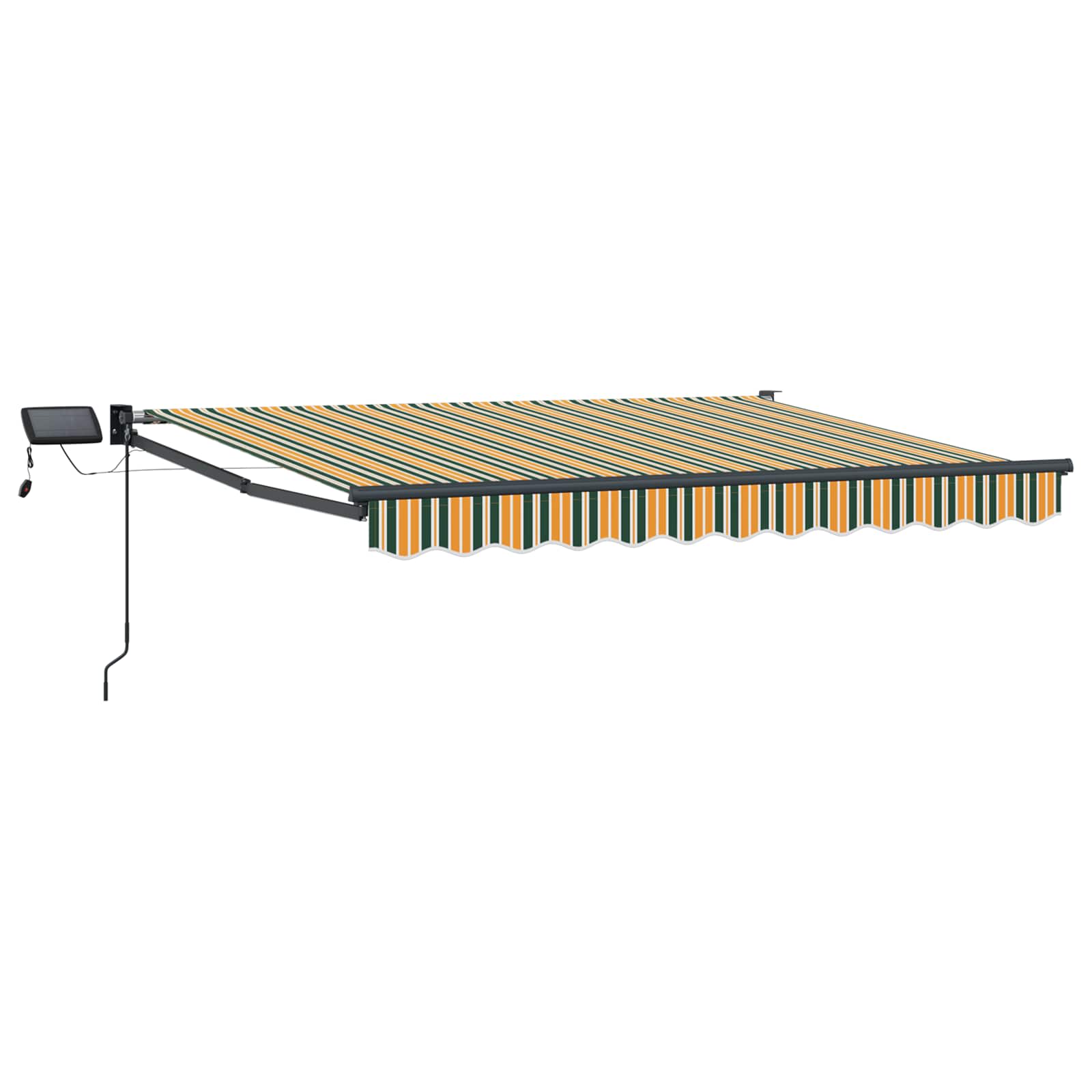 Manuāla izvelkamā markīze ar LED, 3 x 2,5 m
