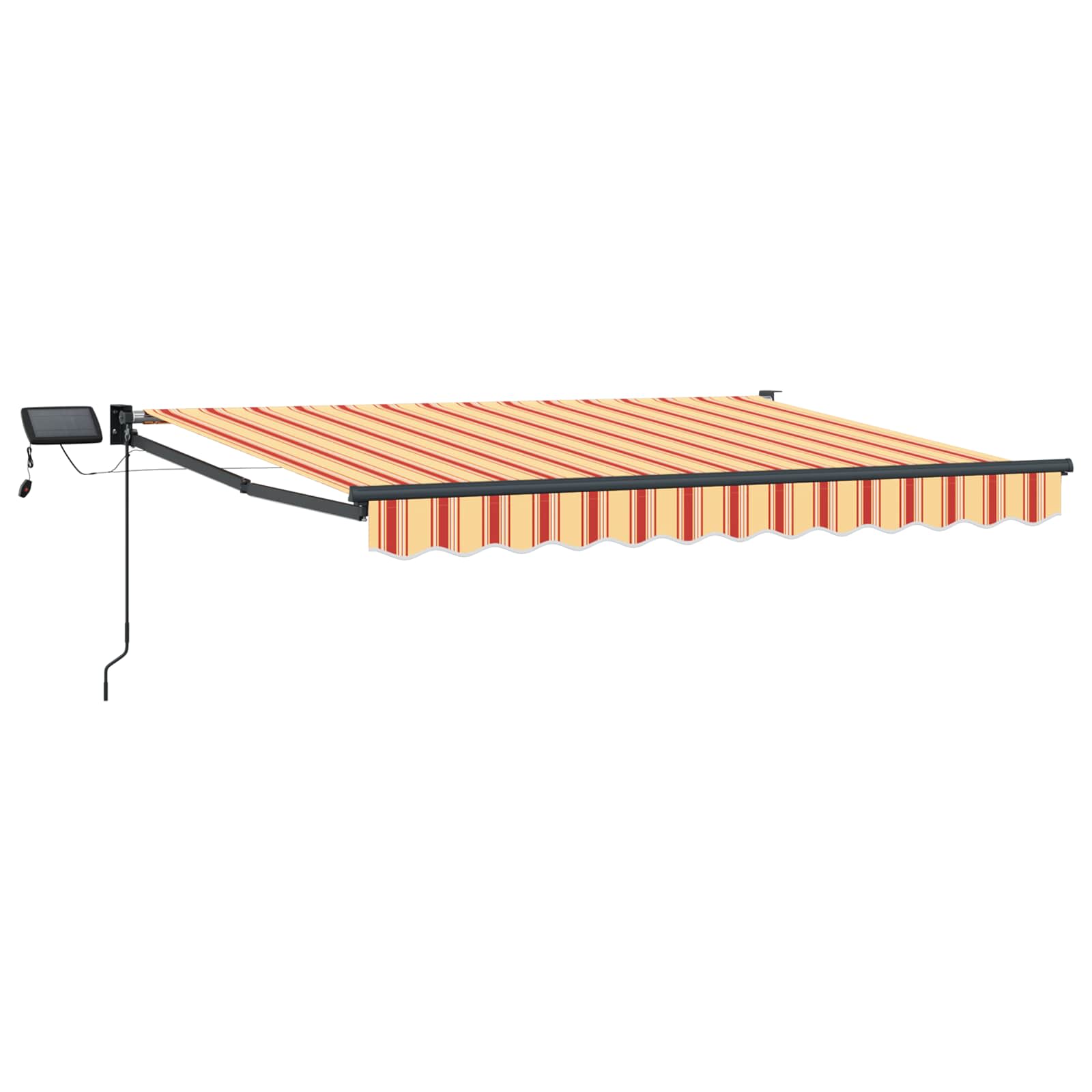 Izvelkama marķīze ar LED, daudzkrāsaina, 3,5 x 2,5 m