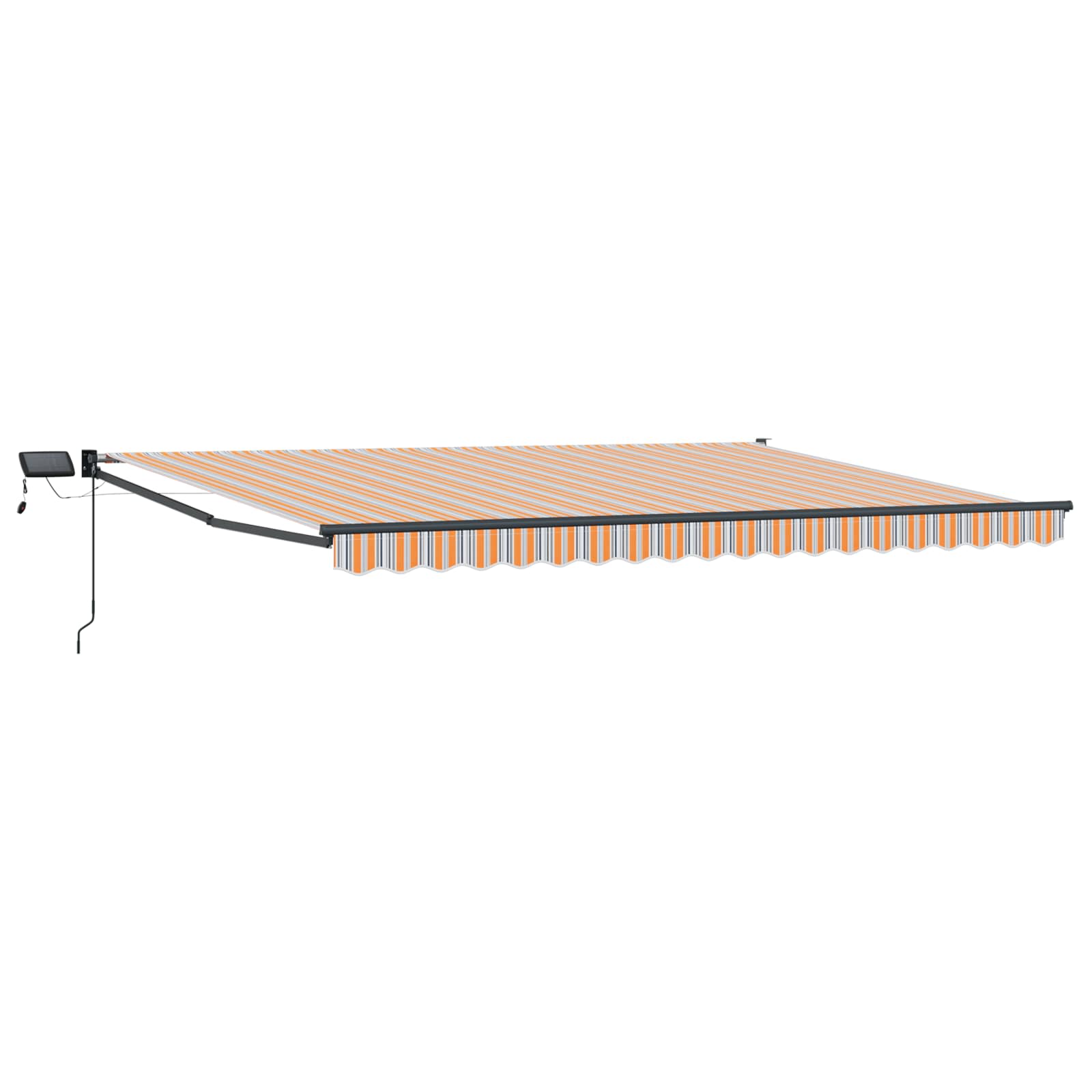Rankinė ištraukiama markizė su LED 4 × 3 m