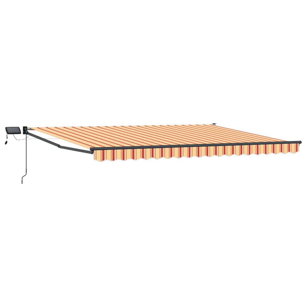 Rankinė ištraukiama markizė su LED Įvairiaspalvis 5 x 3 m