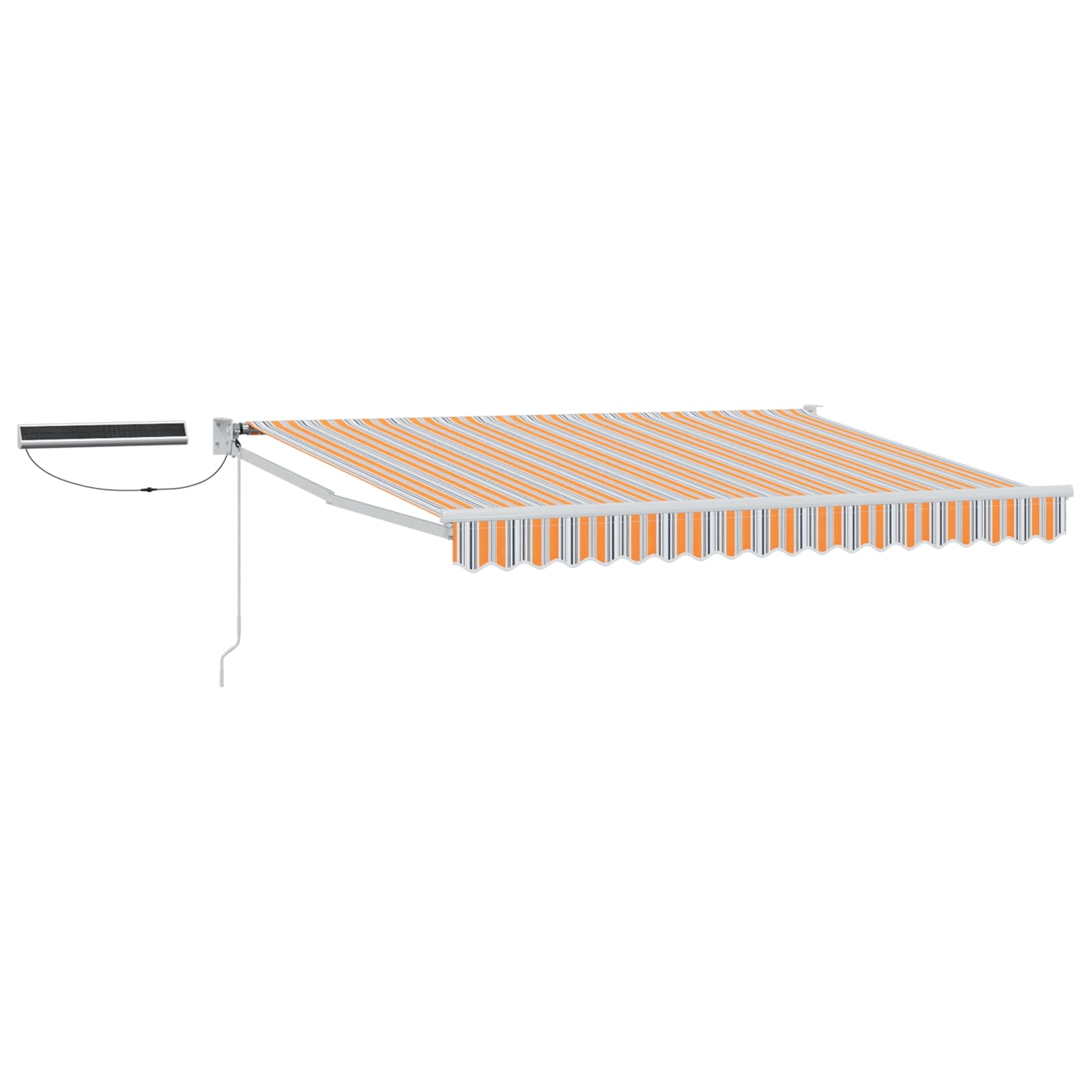 Elektrinė ištraukiama pavėsinė Pilka, Oranžinė, Balta 3 x 2,5 m