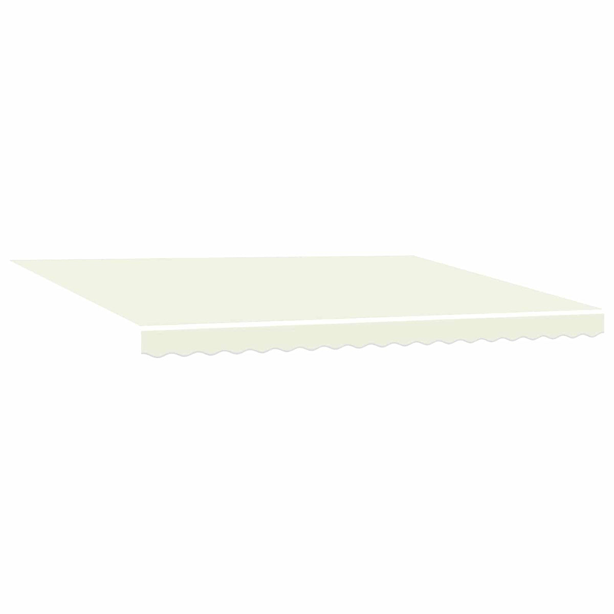Ištraukiama markizė 400 × 300 cm Audinys ir aliuminis Kremas ir pilka