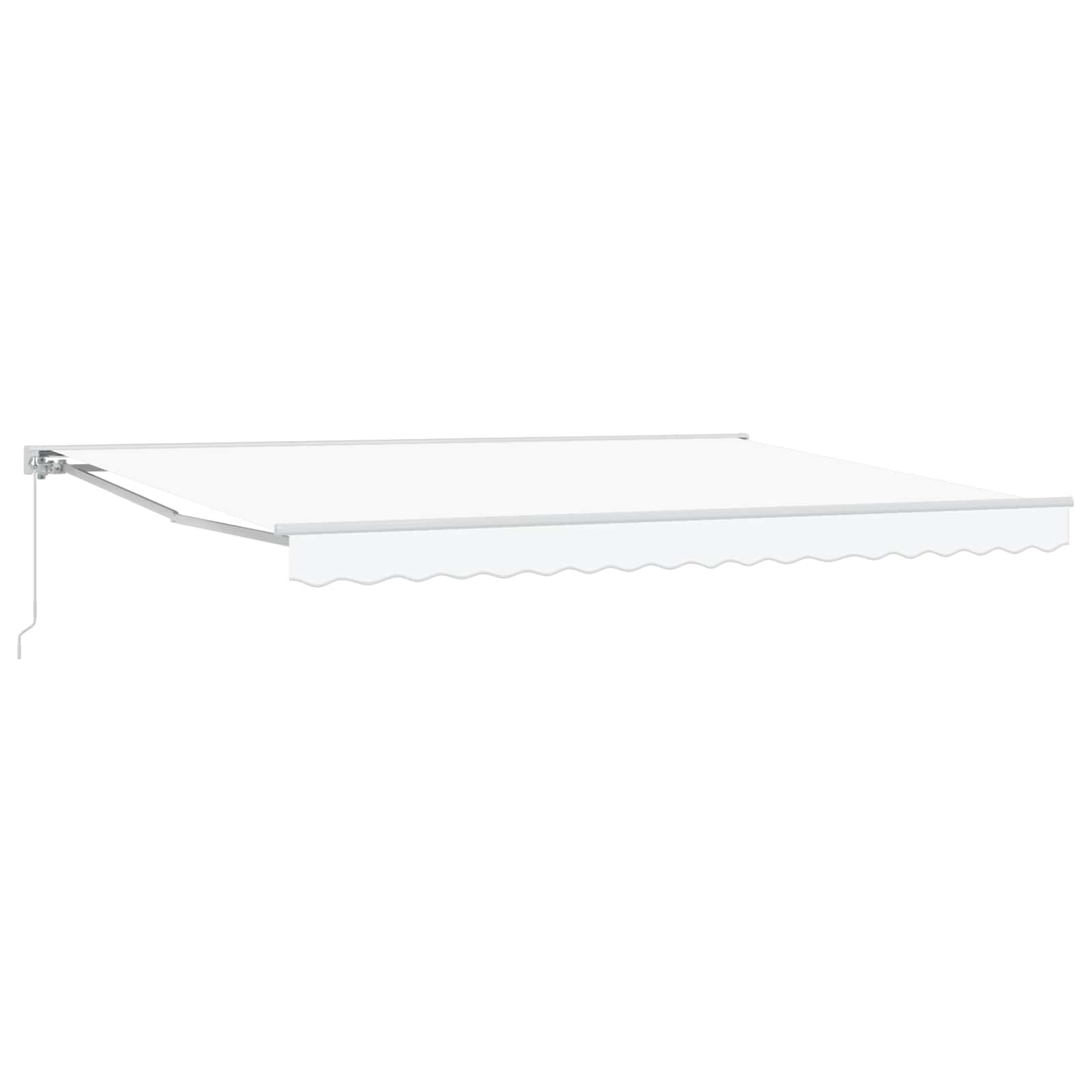 Manual folding awning White 5 x 3 m